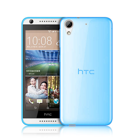 Cover TPU Trasparente Ultra Sottile Morbida per HTC Desire 626 Blu