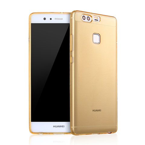 Cover TPU Trasparente Ultra Sottile Morbida per Huawei P9 Oro