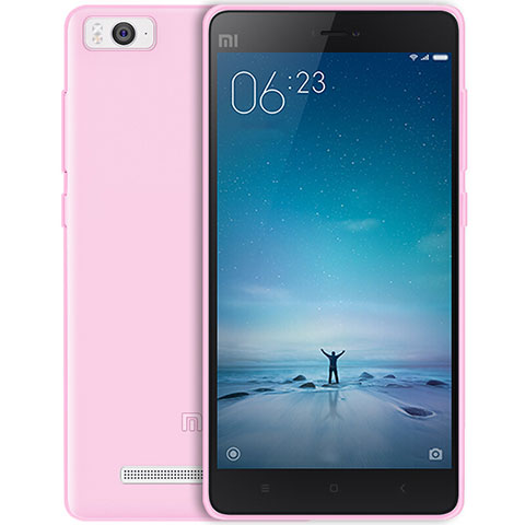 Cover TPU Trasparente Ultra Sottile Morbida per Xiaomi Mi 4C Rosa