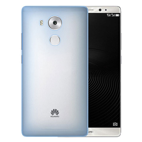 Cover Ultra Sottile Trasparente Rigida Opaca per Huawei Mate 8 Blu