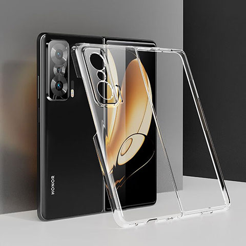 Custodia Crystal Trasparente Rigida Cover per Huawei Honor Magic V 5G Chiaro