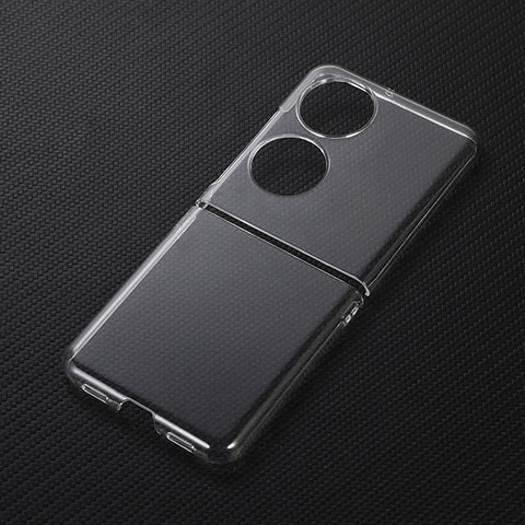 Custodia Crystal Trasparente Rigida Cover per Huawei P60 Pocket Chiaro