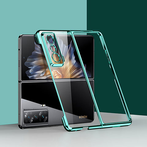 Custodia Crystal Trasparente Rigida Cover ZL1 per Huawei Honor Magic Vs 5G Verde