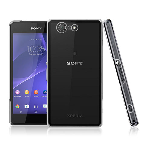 Custodia Crystal Trasparente Rigida per Sony Xperia Z3 Compact Chiaro