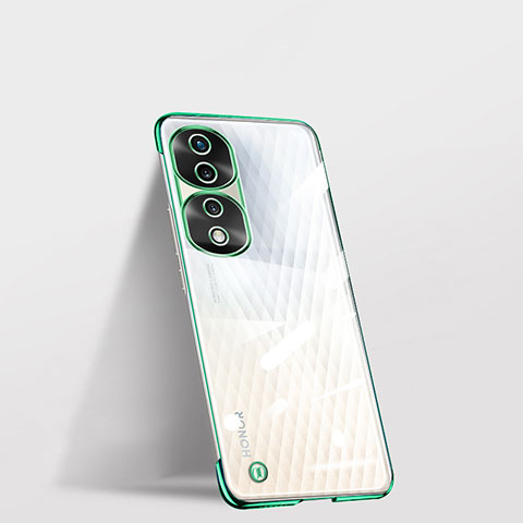 Custodia Crystal Trasparente Rigida Senza Cornice Cover per Huawei Honor 70 Pro 5G Verde