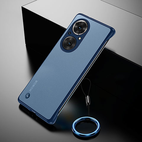 Custodia Crystal Trasparente Rigida Senza Cornice Cover per Huawei Nova 9 SE Blu