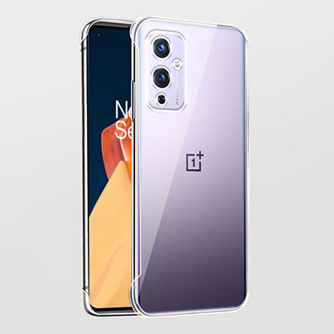 Custodia Crystal Trasparente Rigida Senza Cornice Cover per OnePlus 9 5G Chiaro