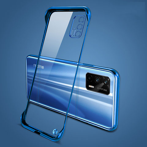 Custodia Crystal Trasparente Rigida Senza Cornice Cover per Realme GT Neo 5G Blu