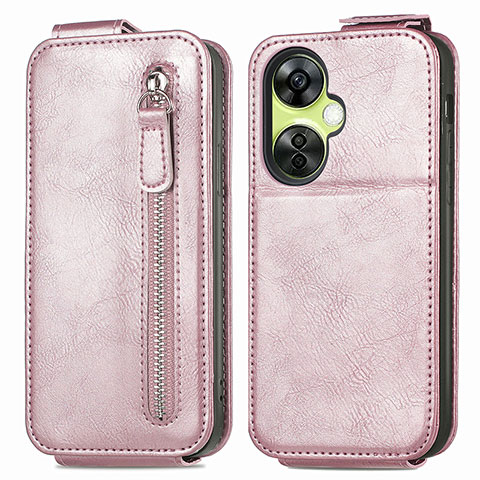 Custodia In Pelle Flip per Oppo K11x 5G Oro Rosa