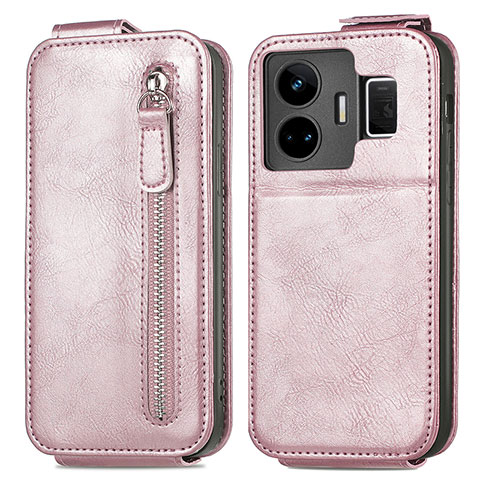 Custodia In Pelle Flip per Realme GT Neo6 5G Oro Rosa