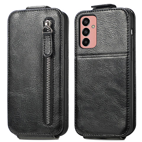 Custodia In Pelle Flip per Samsung Galaxy M13 4G Nero