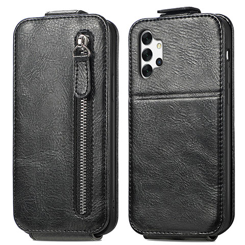 Custodia In Pelle Flip per Samsung Galaxy M32 5G Nero