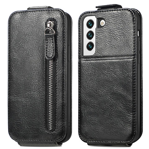 Custodia In Pelle Flip per Samsung Galaxy S21 5G Nero