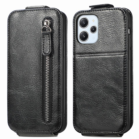 Custodia In Pelle Flip per Xiaomi Redmi 12 4G Nero