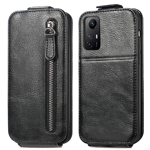 Custodia In Pelle Flip per Xiaomi Redmi Note 12S Nero