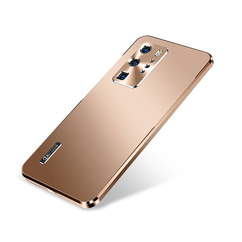 Custodia Lusso Alluminio Cover A01 per Huawei P40 Pro Oro