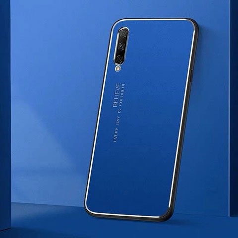 Custodia Lusso Alluminio Cover M01 per Huawei P Smart Pro (2019) Blu