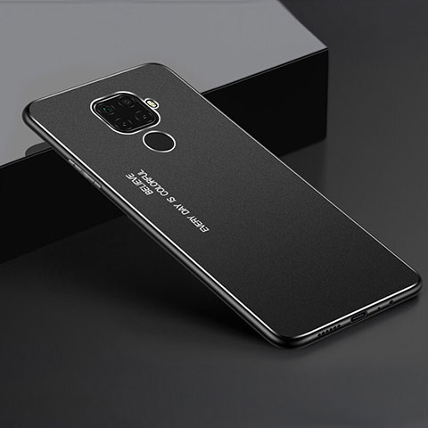 Custodia Lusso Alluminio Cover per Huawei Mate 30 Lite Nero