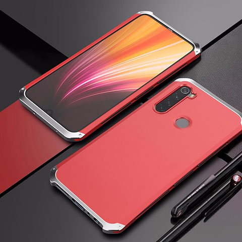 Custodia Lusso Alluminio Cover per Xiaomi Redmi Note 8 Multicolore