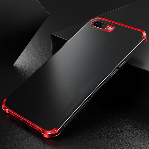 Custodia Lusso Alluminio Cover T01 per Oppo K1 Rosso