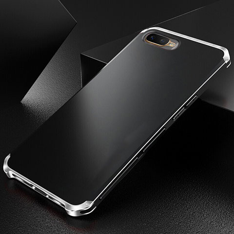 Custodia Lusso Alluminio Cover T01 per Oppo R15X Argento