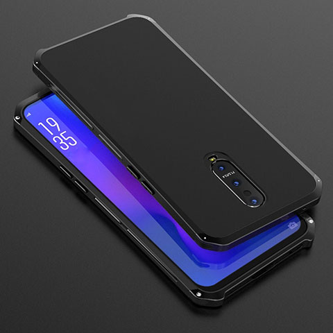 Custodia Lusso Alluminio Cover T01 per Oppo R17 Pro Nero