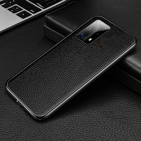 Custodia Lusso Alluminio Cover T02 per Huawei P40 Pro+ Plus Nero