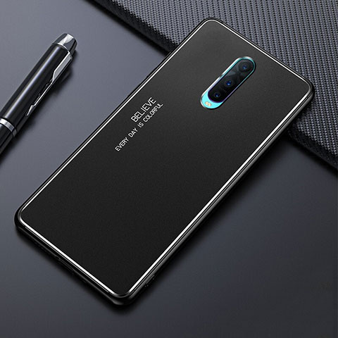 Custodia Lusso Alluminio Cover T02 per Oppo R17 Pro Nero