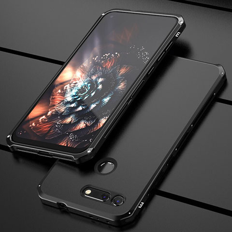 Custodia Lusso Alluminio Cover T03 per Huawei Honor V20 Nero