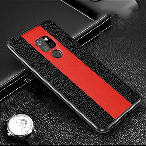 Custodia Lusso Alluminio Cover T03 per Huawei Mate 20 X 5G Nero