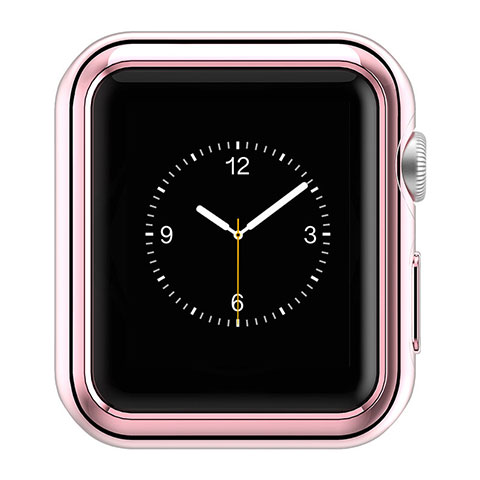 Custodia Lusso Alluminio Laterale A01 per Apple iWatch 2 38mm Rosa