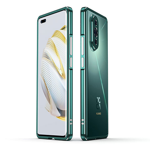 Custodia Lusso Alluminio Laterale Cover JZ1 per Huawei Nova 10 Pro Verde