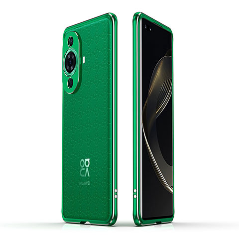 Custodia Lusso Alluminio Laterale Cover JZ1 per Huawei Nova 11 Ultra Verde