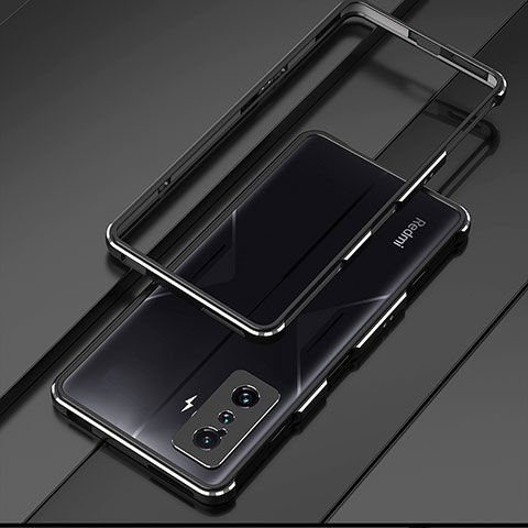 Custodia Lusso Alluminio Laterale Cover per Xiaomi Poco F4 GT 5G Nero