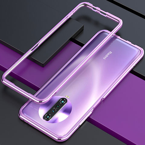 Custodia Lusso Alluminio Laterale Cover per Xiaomi Redmi K30i 5G Rosa