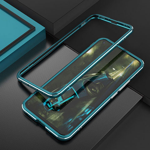 Custodia Lusso Alluminio Laterale Cover T02 per Huawei Nova 7 SE 5G Verde