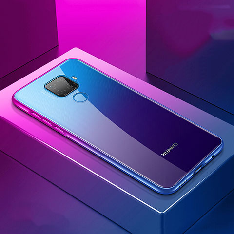 Custodia Lusso Alluminio Laterale Specchio 360 Gradi Cover M06 per Huawei Nova 5z Viola