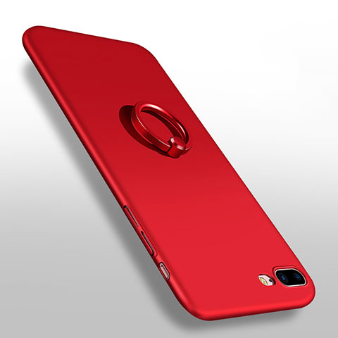 Custodia Lusso Metallo Laterale e Plastica Cover F02 per Apple iPhone 7 Plus Rosso