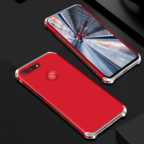 Custodia Lusso Metallo Laterale e Plastica Cover M01 per Huawei Honor V20 Colorato