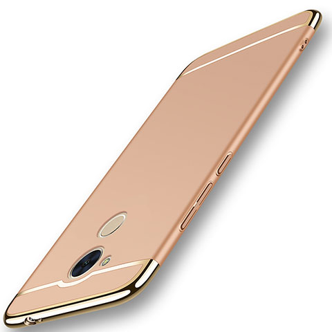 Custodia Lusso Metallo Laterale e Plastica Cover M01 per Huawei Honor V9 Play Oro