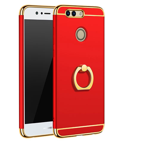 Custodia Lusso Metallo Laterale e Plastica Cover M01 per Huawei Nova 2 Rosso