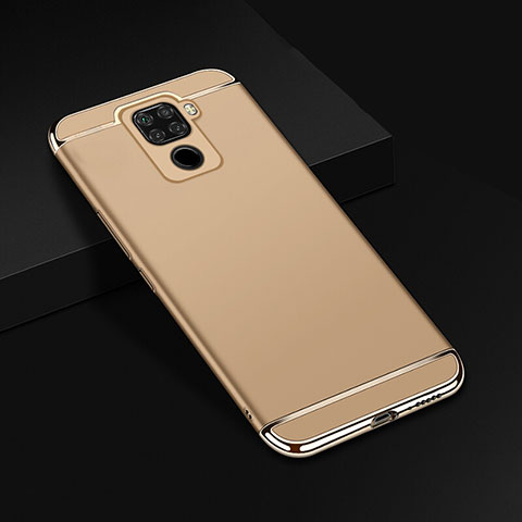 Custodia Lusso Metallo Laterale e Plastica Cover M01 per Huawei Nova 5i Pro Oro