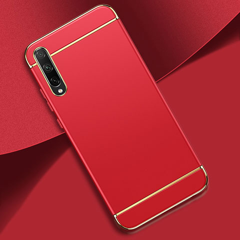 Custodia Lusso Metallo Laterale e Plastica Cover M01 per Huawei P smart S Rosso