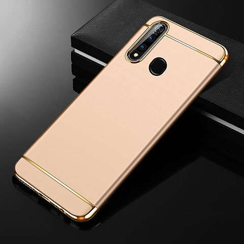 Custodia Lusso Metallo Laterale e Plastica Cover M01 per Oppo A8 Oro