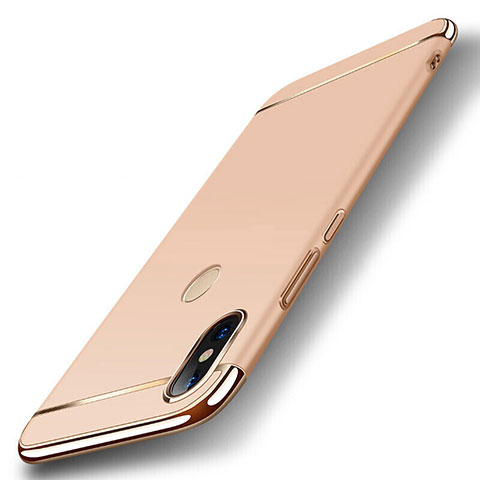 Custodia Lusso Metallo Laterale e Plastica Cover M01 per Xiaomi Mi 8 Oro