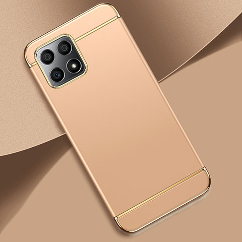 Custodia Lusso Metallo Laterale e Plastica Cover per Huawei Honor X30i Oro