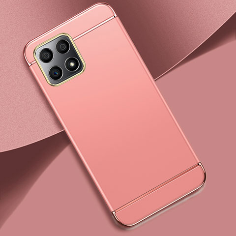 Custodia Lusso Metallo Laterale e Plastica Cover per Huawei Honor X30i Oro Rosa