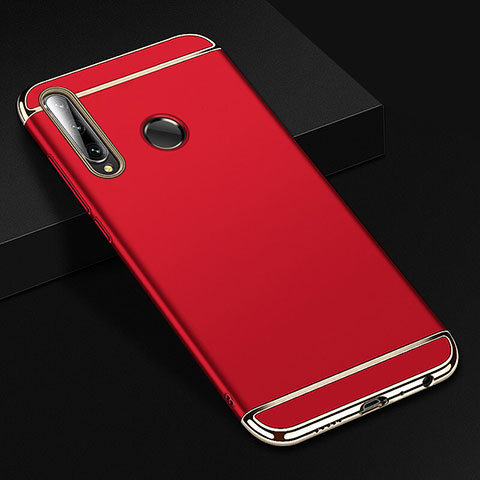 Custodia Lusso Metallo Laterale e Plastica Cover T01 per Huawei Honor 20 Lite Rosso