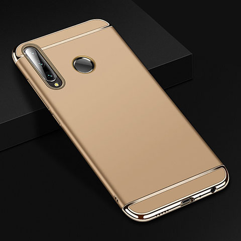 Custodia Lusso Metallo Laterale e Plastica Cover T01 per Huawei Honor 20E Oro