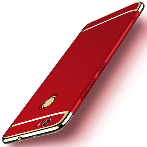 Custodia Lusso Metallo Laterale e Plastica M02 per Huawei Nova Rosso